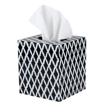 Load image into Gallery viewer, Handmade Wood Tissue Box Holder Moroccan Pattern