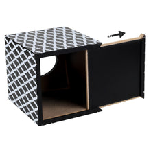 Load image into Gallery viewer, Handmade Wood Tissue Box Holder Moroccan Pattern