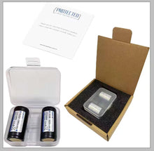 Load image into Gallery viewer, Keeppower 18350 Protected Li-ion Battery Rechargeable 3.7V 1600mAh 5.92Wh with Button Top (NOT High Drain) (2 Pack)