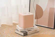 Load image into Gallery viewer, Square Tissue Box Cover Faux Leather Tissue Holder Rounded Edge Girly Style Home Decor Piece for Bathroom Bedroom Living Room Office