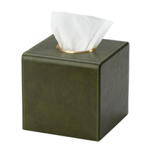 Load image into Gallery viewer, Premium Faux Leather Tissue Box Cover Square Tissue Holder Modern Luxury Style Home Decor for Home & Office