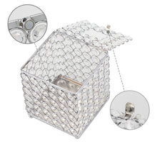 Load image into Gallery viewer, Ukwell Cube Tissue Box Cover Handcrafted Bling Crystal Design