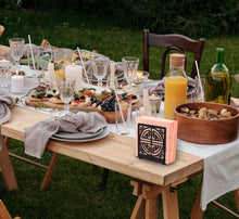 Load image into Gallery viewer, Ukwell Black Metal Freestanding Napkin Holder Latticework Design