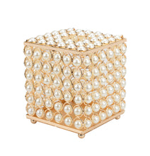 Load image into Gallery viewer, Ukwell Handmade Square Facial Tissue Box Cover Luxury Pearl Design
