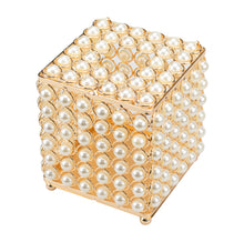 Load image into Gallery viewer, Ukwell Handmade Square Facial Tissue Box Cover Luxury Pearl Design