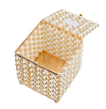 Load image into Gallery viewer, Ukwell Handmade Square Facial Tissue Box Cover Luxury Pearl Design