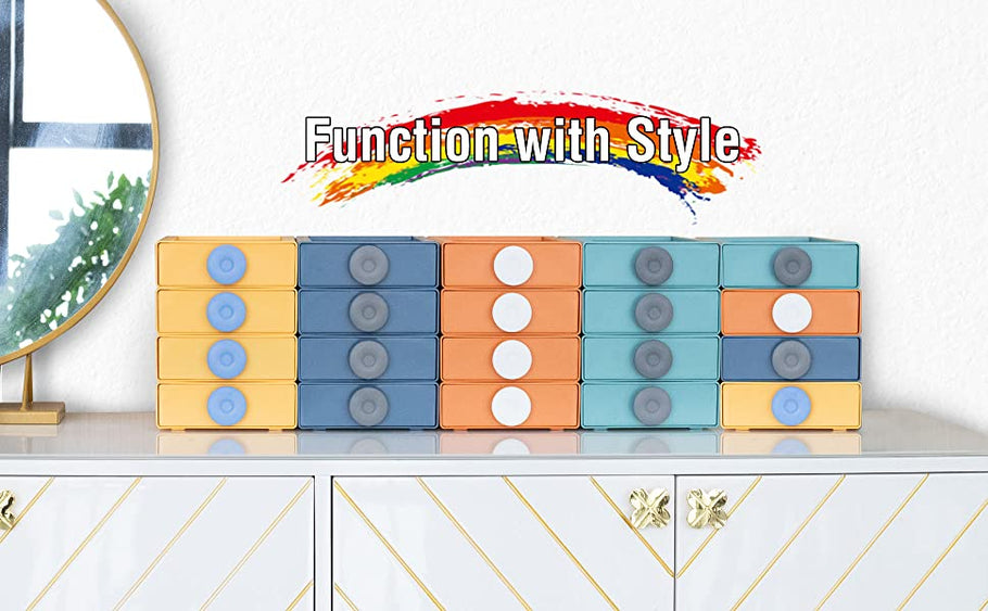 Home Decor Item New Release: Desktop Stackable Storage Drawers 4-drawer Set