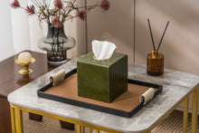 Load image into Gallery viewer, Premium Faux Leather Tissue Box Cover Square Tissue Holder Modern Luxury Style Home Decor for Home &amp; Office
